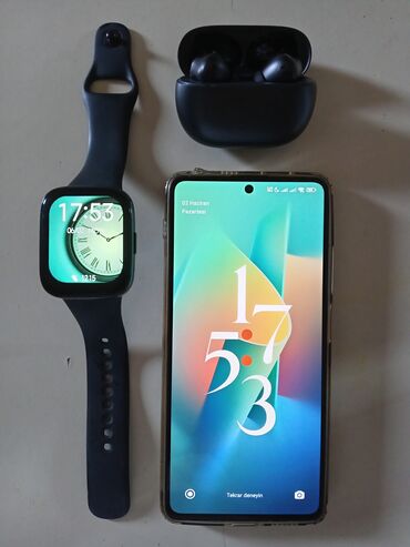 xiaomi note 12 qiymeti: Xiaomi Redmi Note 12 Pro 5G, 256 GB, rəng - Göy, 
 Sensor, Barmaq izi, İki sim kartlı