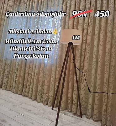 egger laminat: Yeni lampalar✨TORŞER Qiymət : 45₼ Ölçü:hün 1m45smxdiametri36sm — 2