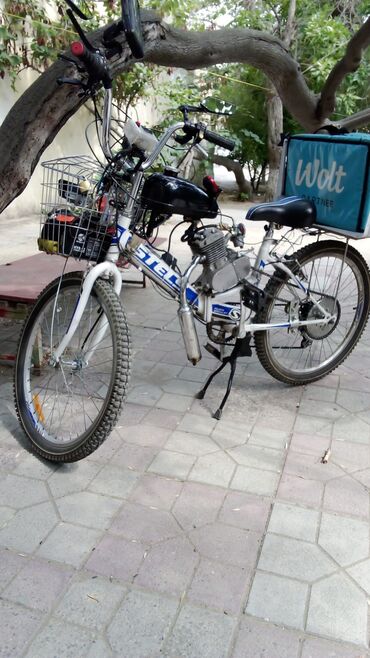 velosiped temiri baki: Yeni Elektrik velosipedi Stels, 24", sürətlərin sayı: 32, 350-500 Vt, Ünvandan götürmə