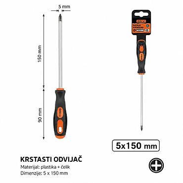 KMT Odvijač sa ručkom za masažu 2308940 - Tip: krstasti odvijač (PH)
