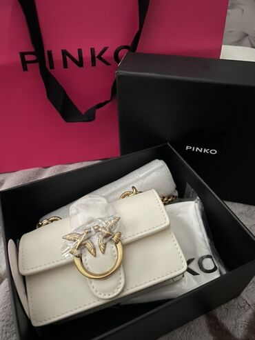 Torbe: Elegantna torbica, Pinko, Materijal: Koža