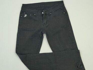 spódniczka jeansowe szara: Jeans, M (EU 38), condition - Good