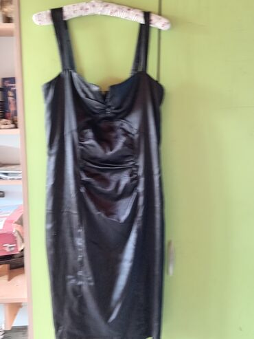 svečane crne haljine: M (EU 38), L (EU 40), color - Black, Evening, With the straps