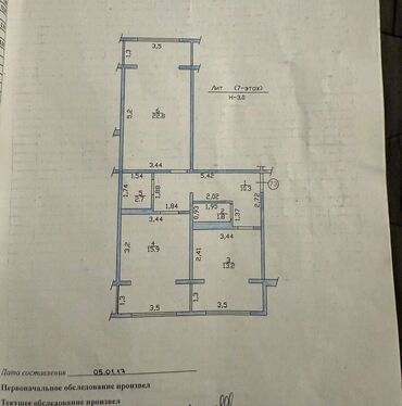 село чалдовар: 2 комнаты, 67 м², 106 серия улучшенная, 7 этаж, Евроремонт