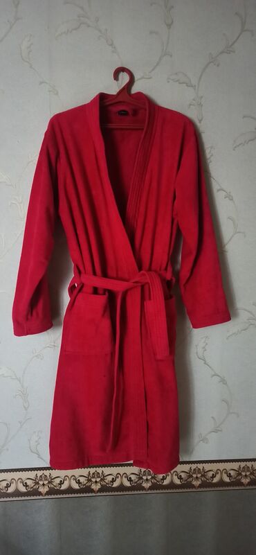бордовая рубашка женская: Халат, L (EU 40)
