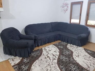 Prekrivači za nameštaj: Za fotelje, bоја - Siva — 6