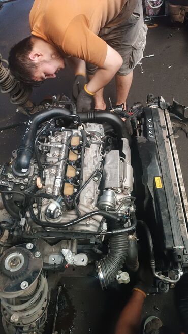 mercedes 190 dizel: Mühərrik, radiator və asma elementlərindən ibarət komplekt. Bu