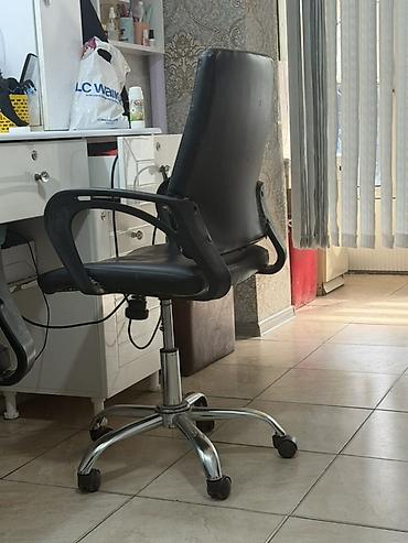 Ofis mebeli: Ofis/kreslo tipli iş stulu - Material: süni dəri oturacaq və bel — 1