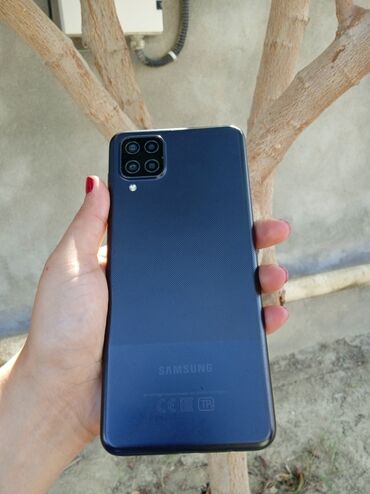 mobile legend: Samsung Galaxy A12, 128 GB, rəng - Qara, Barmaq izi, İki sim kartlı