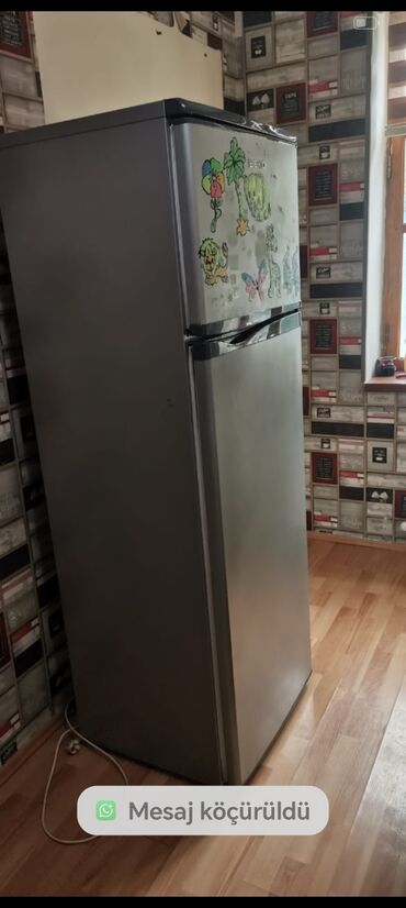 бирюса soyuducu: İşlənmiş 2 qapılı Beko Soyuducu Satılır, rəng - Boz