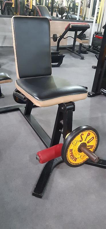 velo diski: Leg Extension/Leg Curl trenajoru (oturaq tip) - Məqsəd: Ön bud — 1