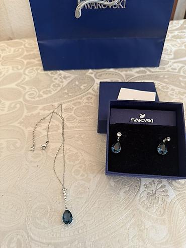 svarovski: Dəstə daxildir: Boyunbağı, Swarovski, Gümüş — 3