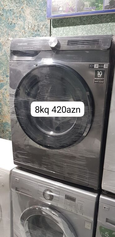 Paltaryuyan maşınlar: Paltaryuyan maşın Samsung, 8 kq, Avtomat, Qurutmasız, Kredit yoxdur