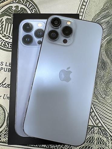 айфон 13 про 512: IPhone 13 Pro Max, Б/у, 1 ТБ, Sierra Blue, Коробка, 76 % — 1