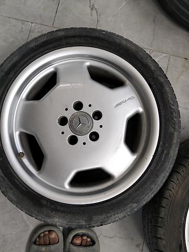 masin opel: Mercedes-Benz AMG diskləri və şinlər dəsti - Model: AMG 5 qol — 1