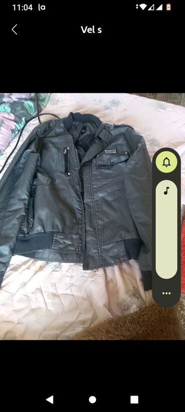 crni kaputi zenski: Leather jacket