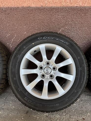 Шиналар жана дисктер: Дөңгөлөктөр монтажда 215 / 60 / R 16, Кыш, Колдонулган, Комплект, Жеңил унаалар, Куйма, тешиктери - 5 — 3