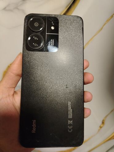 Redmi: Redmi 13C, 128 GB, rəng - Qara, Sensor, İki sim kartlı, Face ID