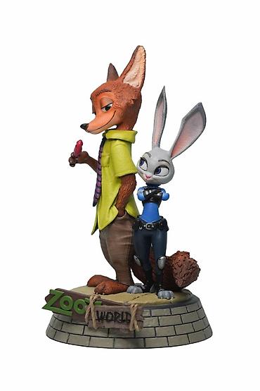 Статуэтки: Фигурка Zootopia (Ник и Джуди) 3D печать, ручная покраска — 3