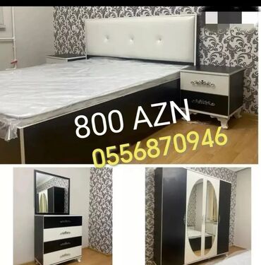 Yataq otağı dəstləri: İkinəfərlik çarpayı, Dolab, Rusiya, Yeni — 6