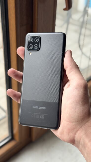Samsung: Samsung Galaxy A12, 32 GB, rəng - Qara, Barmaq izi