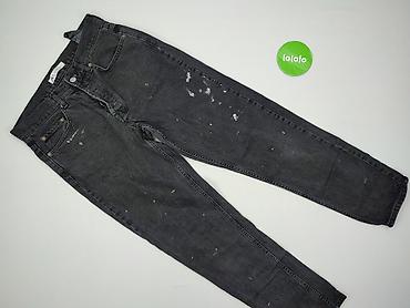 czarne converse na platformie: Zara, Jeansy damskie, rozmiar M — 2