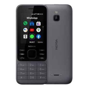 nokia 8800 classic: Nokia 6300 4G, rəng - Qara, Düyməli