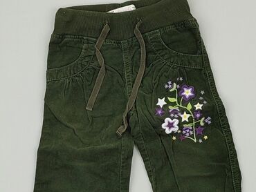 mom jeans z marszczoną talią: Denim pants, 12-18 months, condition - Very good