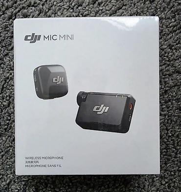 DJI Mic Mini (1 TX + 1 RX) - Amerikadan gəlib - Bağlı qutuda - Barter