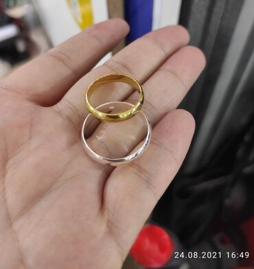 обручальное кольцо серебро: Обручальные кольцы Серебро и серебро покрыто желтое золото пробы 925