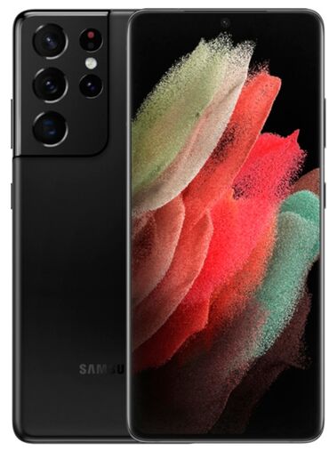 телефон самсунг 10: Samsung Galaxy S21 Ultra, Б/у, 256 ГБ, цвет - Черный, 1 SIM, eSIM