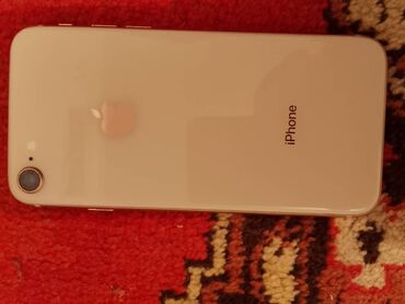 вай фай б у: IPhone 8, Колдонулган, 64 ГБ, Ак, 100 %