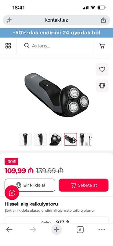 üzqırxan philips: PHILIPS Shaver 1000 Series – elektrik ülgüc - 3 döner kəsici başlıq — 3