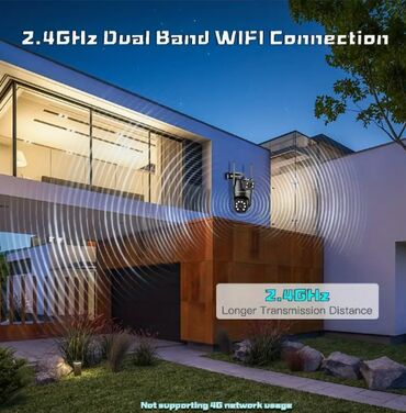 Сзинокам Двойная Объективная WiFi Камера Безопасности - 720P HD, AI