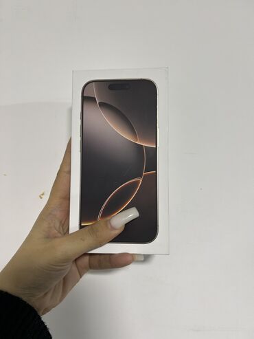 Apple iPhone: IPhone 16 Pro, 256 GB, Desert Titanium, Zəmanət
