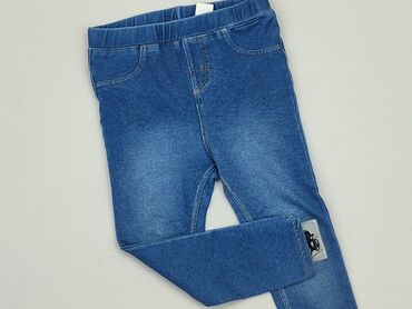 Jeansowe: Spodnie jeansowe, H&M, 2-3 lat, 98, stan - Dobry