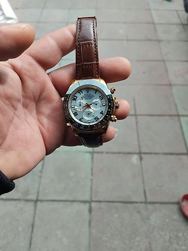 Наручные часы: Rolex üslubunda qəşəng kişi qol saatı - Korpus: qızılı ton metaldan — 1