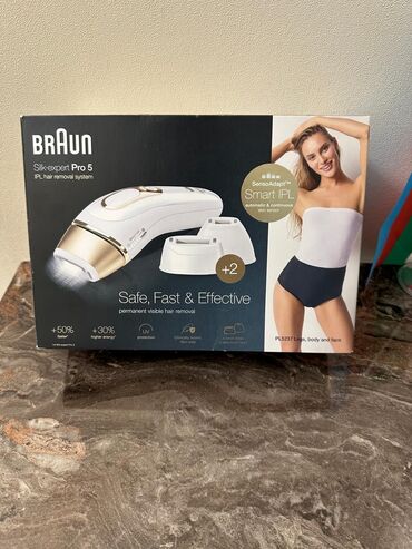 Bədənə qulluq: BRAUN SİLK EXPERT PRO 5 Lazer cihazı. PL5237 yeni istifadə olunmayıb