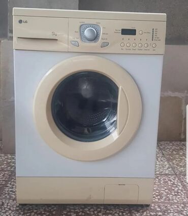 Paltaryuyan maşınlar: Paltaryuyan maşın LG, 5 kq, İşlənmiş, Avtomat, Qurutma var, Kredit yoxdur, Ünvandan götürmə, Pulsuz çatdırılma