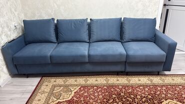 королевский диван: Прямой диван, Новый, Трёхместный и более, Велюр