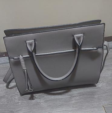 Accessories: Ženska torba Linsay – elegantna poslovno-casual torba u sivoj boji. - — 6