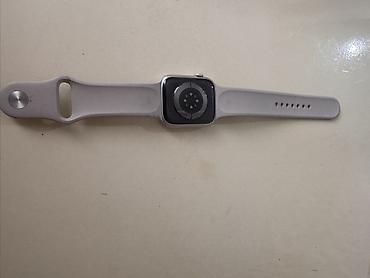 Aksesuarlar: Apple Watch Series 9 (45mm, Starlight/Silver) Çox səliqəli istifadə — 4