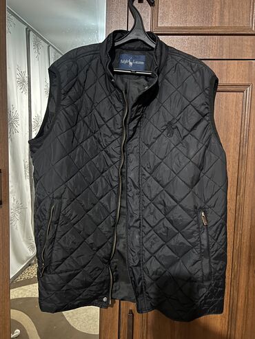 мужская безрукавка жилет: Куртка цвет - Черный