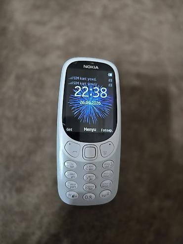 apple 6s ekran: Nokia 3310, < 2 GB Memory Capacity, rəng - Ağ, Düyməli — 2