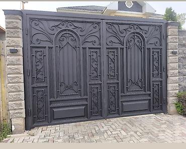 Откатные ворота: Металлические ворота любых размеров на заказ 🔒 Защитите свой дом — 1