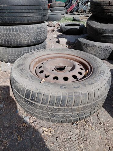 нексия колеса: Дөңгөлөктөр монтажда 215 / 65 / R 15, Жай, Колдонулган, 1 даана, Жеңил унаалар, Темир, тешиктери - 5