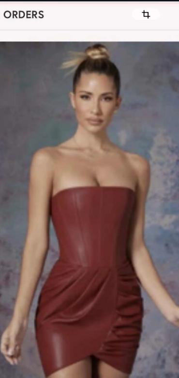 pheromone parfemi: Oh Polly kožna (eko koža) halljinica. Gornji deo je kao korset, ojačan — 1