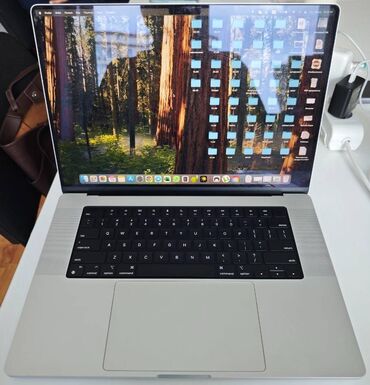 Ноутбуки: Ноутбук, Apple, 16 ГБ ОЗУ, Apple M1 Pro, 16 ", Б/у, память SSD