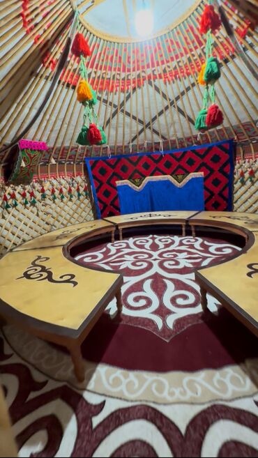 Аренда юрт: Аренда юрты, Каркас Деревянный, 85 баш, Казан, Посуда, С полом — 7