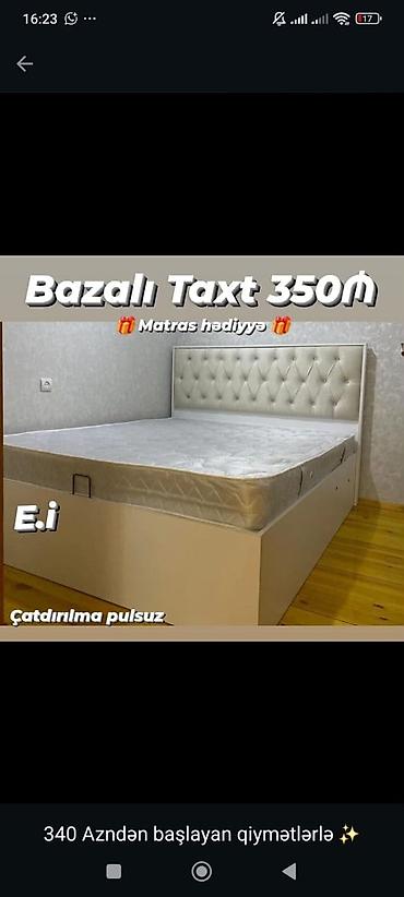 Bazalı taxt – funksional və eleqant dizayn. - Yumşaq başlıq: düyməli lalafo.az -da Bazalı taxt – funksional və eleqant dizayn. - Yumşaq başlıq: düyməli
